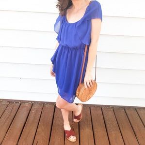 Velvet Torch, Blue Flowy Dress